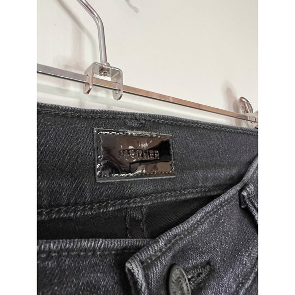 NEW MOTHER Black The Weekender in Deep End Wash Flare Size 29 - Picture 4 of 11